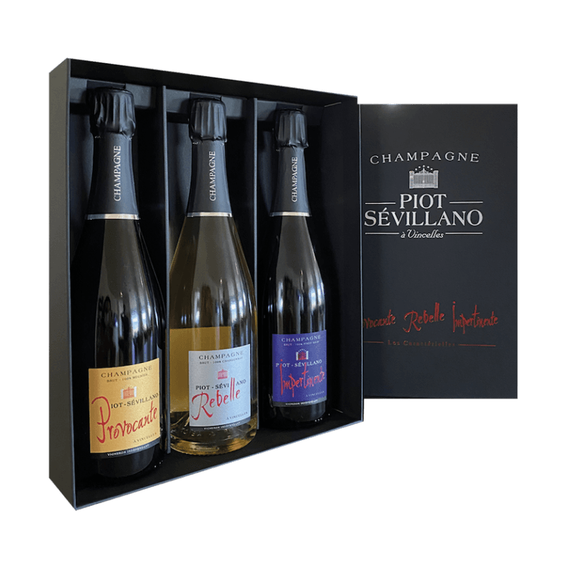 Champagne Piot Sévillano - Geschenkverpakking Les Caractérielles